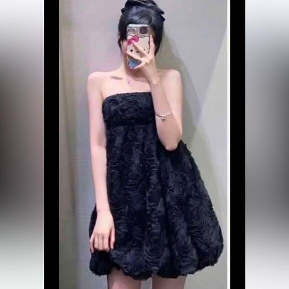 Zara structured floral mini dress - Picture 5 of 6